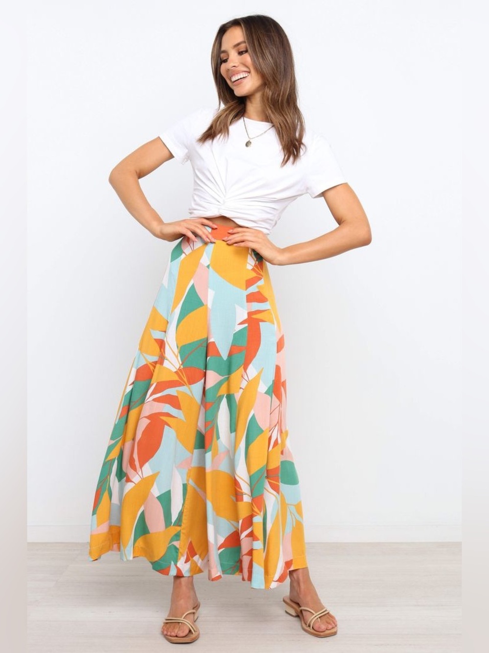 Petal & Pup Wide Leg Jumpsuit in Vibrant Hues
